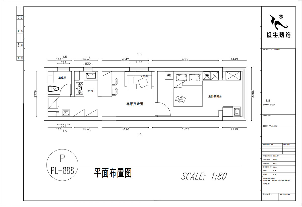 顾娟|丹凤新寓2-906-60㎡-现代简约风格|1室1厅1卫|旧房装修|定制家|全包10