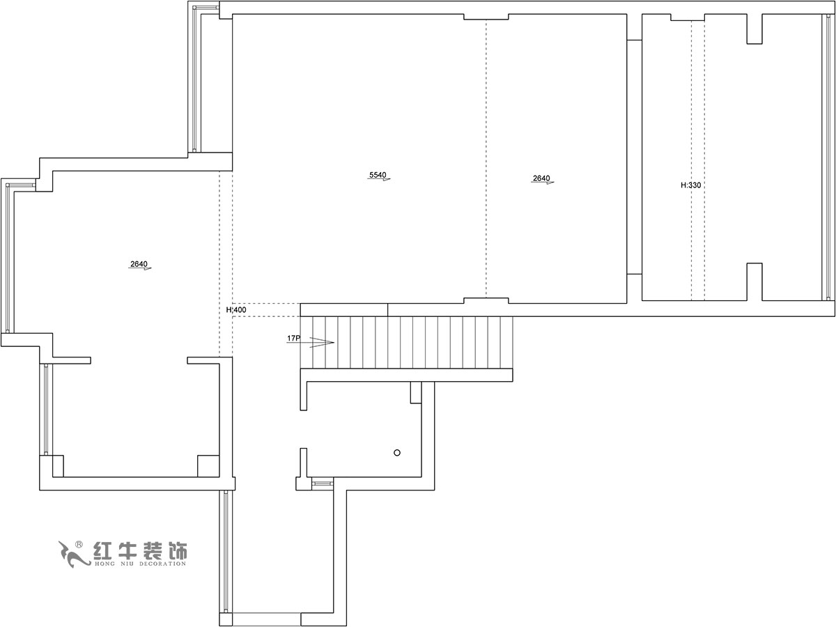 【实景案例】余玮_栖园-200㎡-轻奢风格_4室3厅3卫(新房装修)_全包35万00_01一楼是日常休闲的活动区域