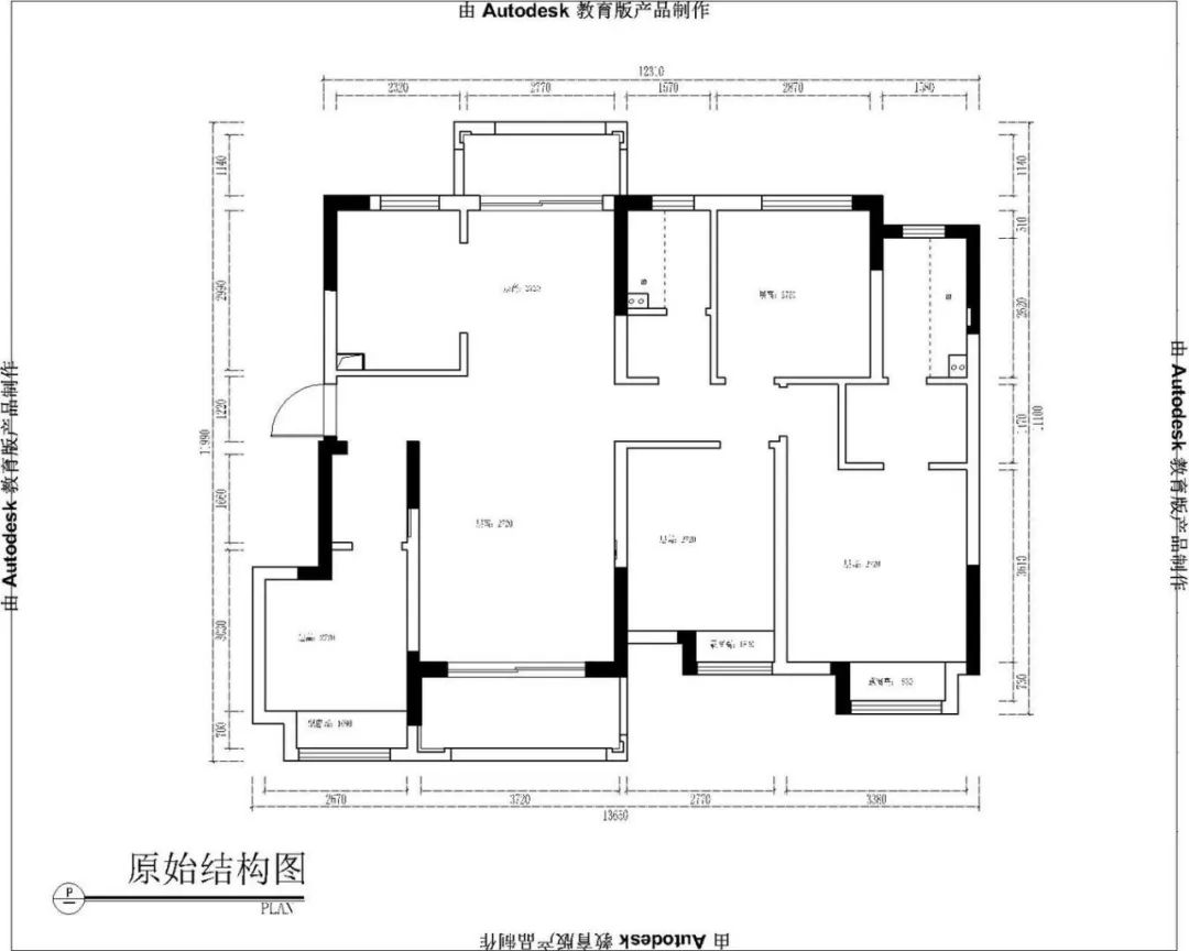 张桐玮_AB娱乐设计--电建洺悦府130㎡北欧风格02户型分析