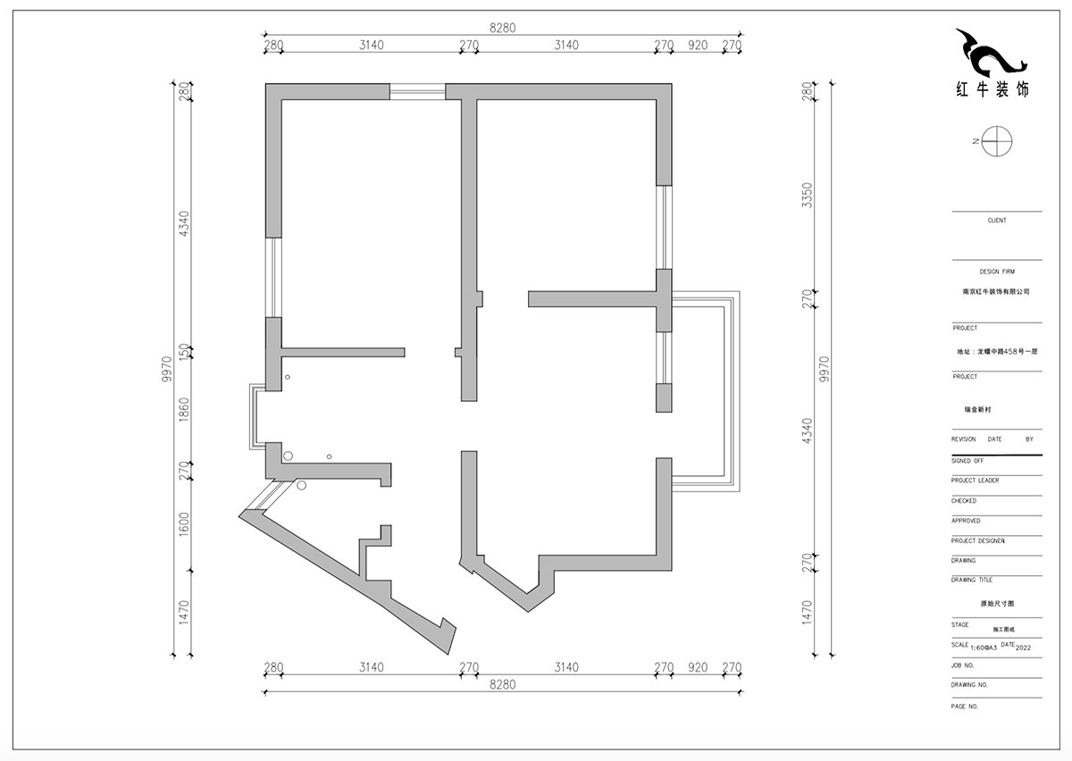 朱明琪|瑞金新村23-504-1902-69㎡-现代简约风格|2室1厅1卫|老房翻新|定制家|全包12万|00_01原始尺寸图