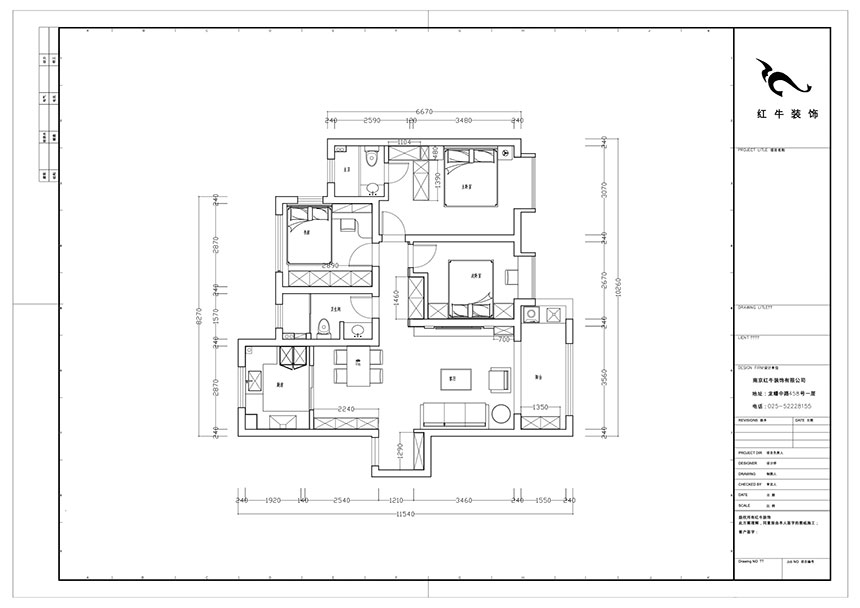 陆利民|印悦府6-2201-110㎡-现代风格|3室2厅2卫|新房装修|成品家¥157000|全包15